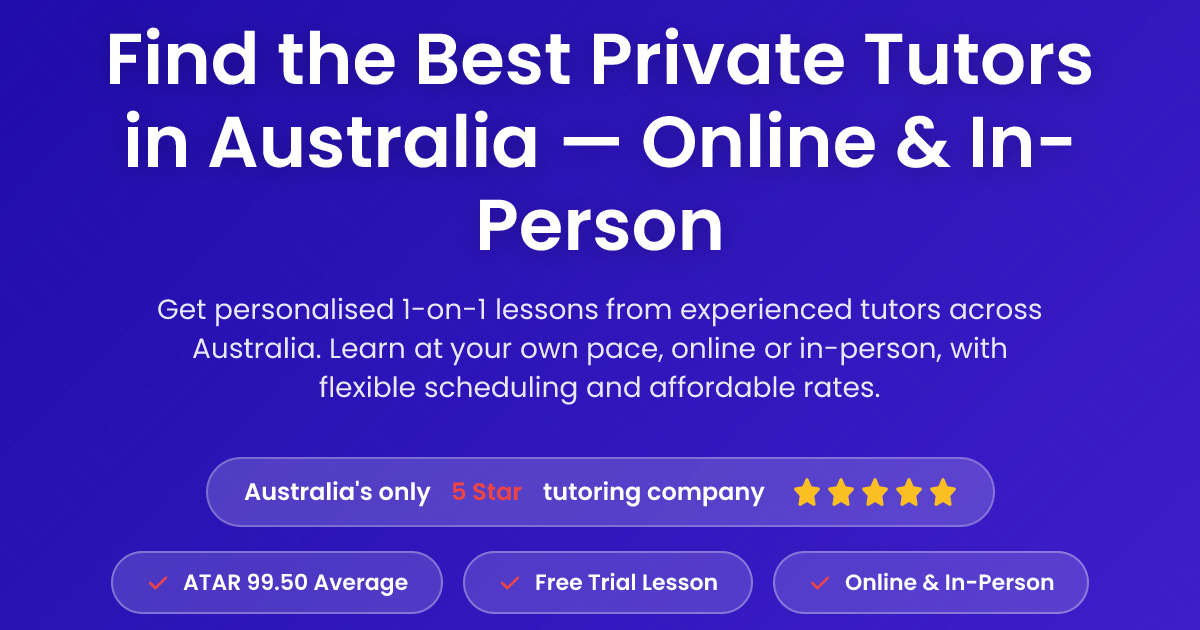 Best Private Tutoring Online & In-Person | Australia