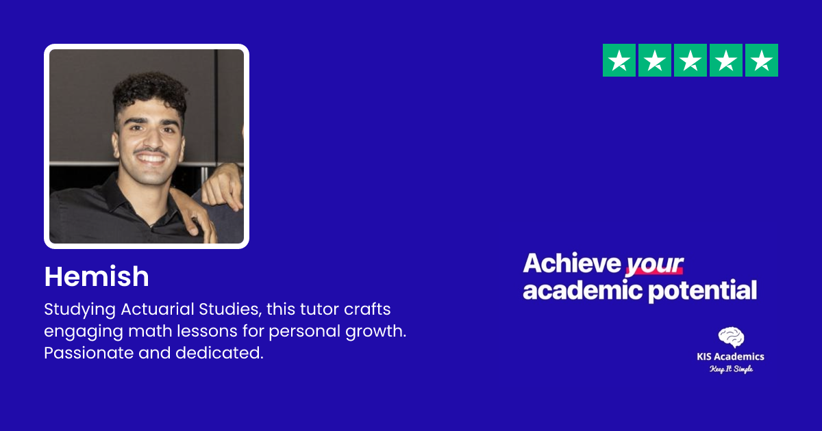 Get Ahead in Economics with Hemish | Trusted Tutor Online | KIS Academics