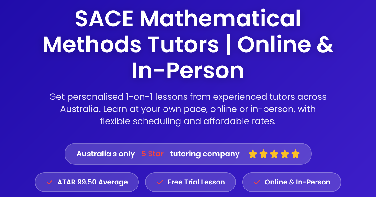 SACE Mathematical Methods Tutors | Online & In-Person Australia | KIS ...